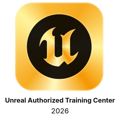 Unreal Authorised Training Centre — 2026 UATC badge